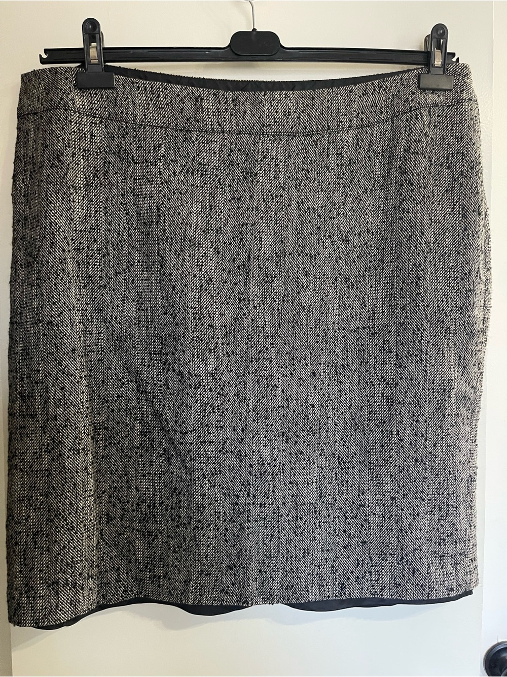 Lane Bryant black and white textured tweed pencil skirt size 20